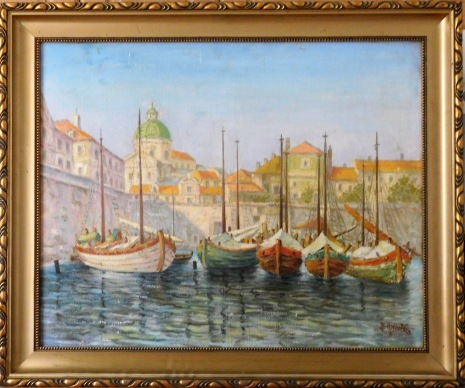 Přístavní město(Dubrovnik) VĚTŠÍ ROZMĚR