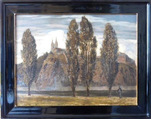 Pošmourný den pod Vyšehradem